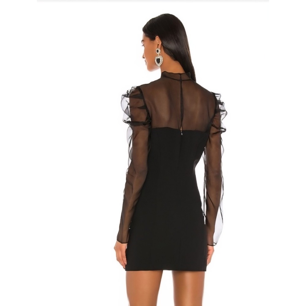 Amanda Uprichard X REVOLVE Black Mini Dress Womens Small USA - Picture 2 of 8